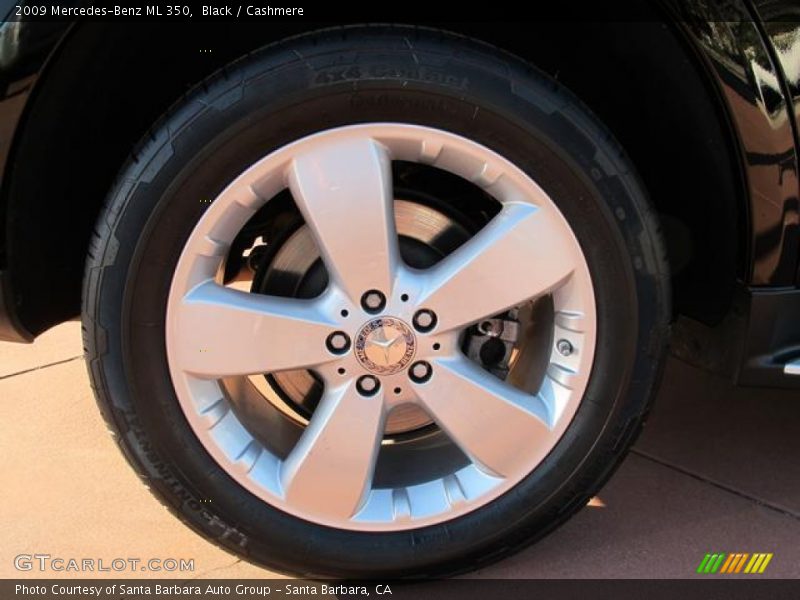 Black / Cashmere 2009 Mercedes-Benz ML 350