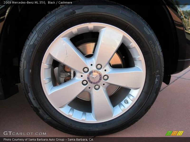 Black / Cashmere 2009 Mercedes-Benz ML 350
