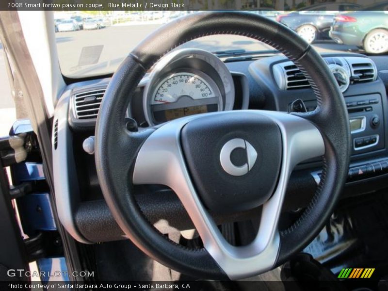 Blue Metallic / Design Black 2008 Smart fortwo passion coupe