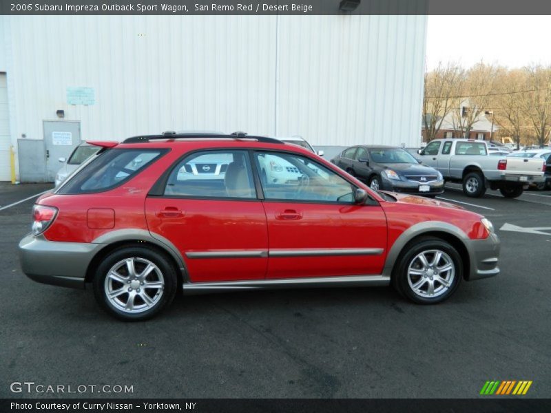 San Remo Red / Desert Beige 2006 Subaru Impreza Outback Sport Wagon