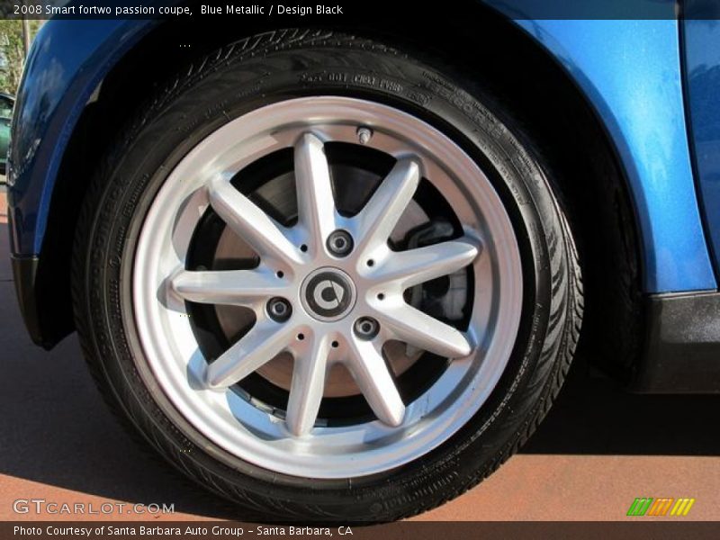 Blue Metallic / Design Black 2008 Smart fortwo passion coupe