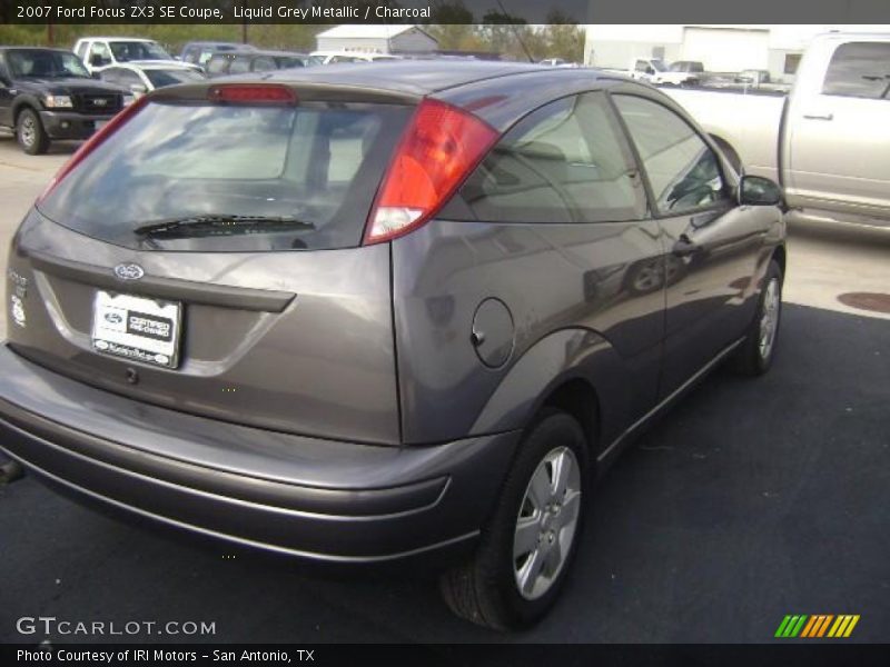 Liquid Grey Metallic / Charcoal 2007 Ford Focus ZX3 SE Coupe