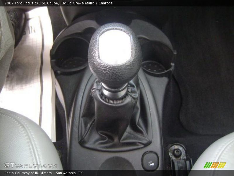 Liquid Grey Metallic / Charcoal 2007 Ford Focus ZX3 SE Coupe