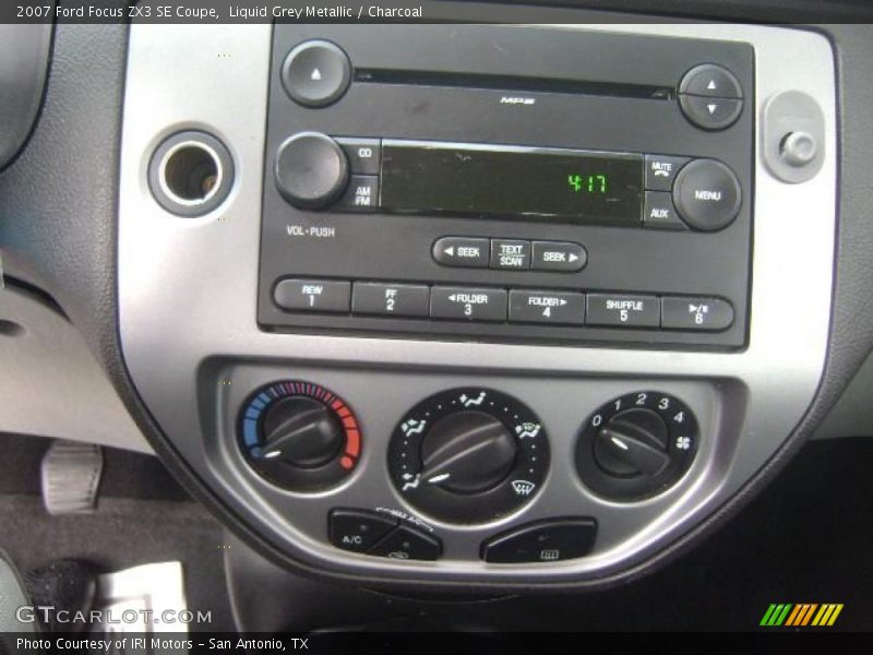 Liquid Grey Metallic / Charcoal 2007 Ford Focus ZX3 SE Coupe