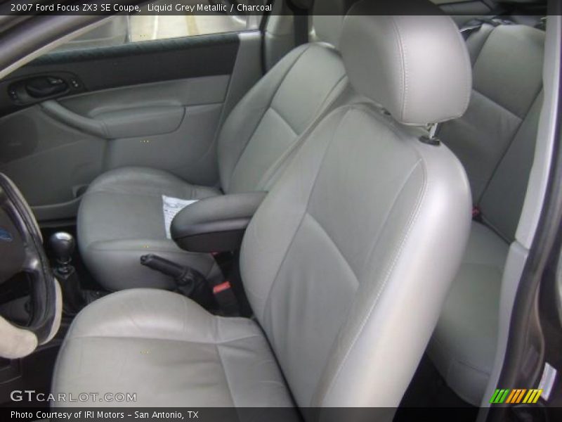 Liquid Grey Metallic / Charcoal 2007 Ford Focus ZX3 SE Coupe