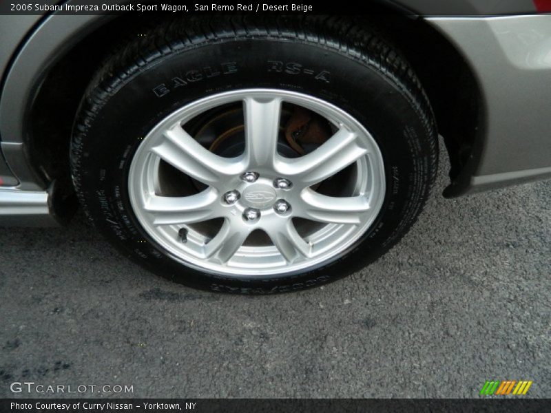 San Remo Red / Desert Beige 2006 Subaru Impreza Outback Sport Wagon