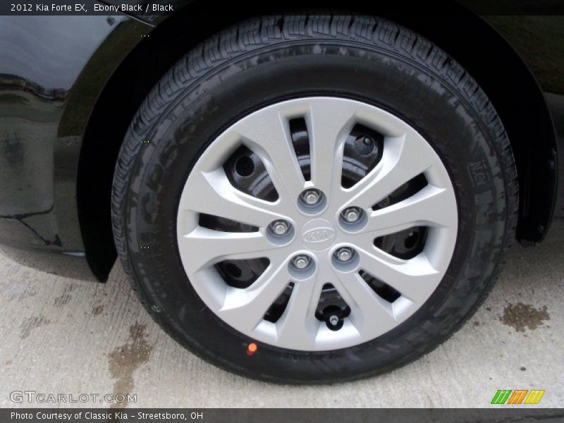 Ebony Black / Black 2012 Kia Forte EX