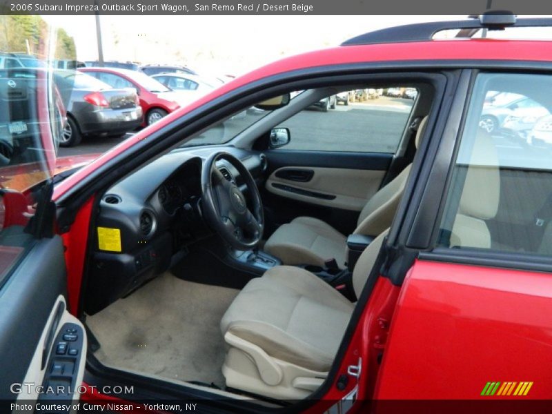 San Remo Red / Desert Beige 2006 Subaru Impreza Outback Sport Wagon