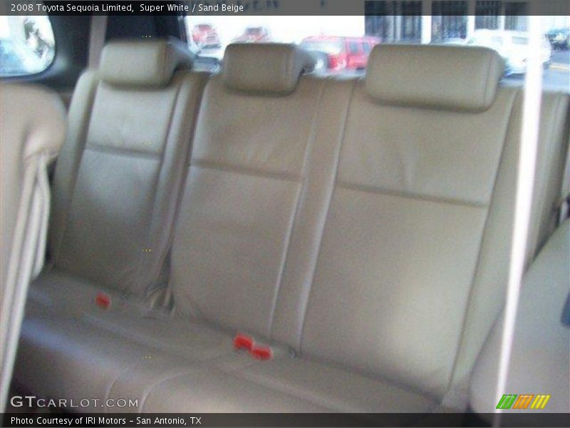 Super White / Sand Beige 2008 Toyota Sequoia Limited