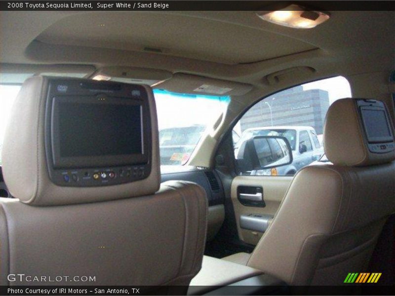 Super White / Sand Beige 2008 Toyota Sequoia Limited
