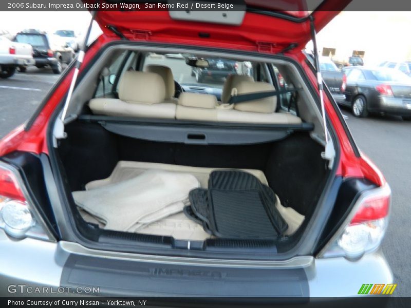 San Remo Red / Desert Beige 2006 Subaru Impreza Outback Sport Wagon
