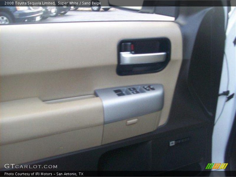 Super White / Sand Beige 2008 Toyota Sequoia Limited