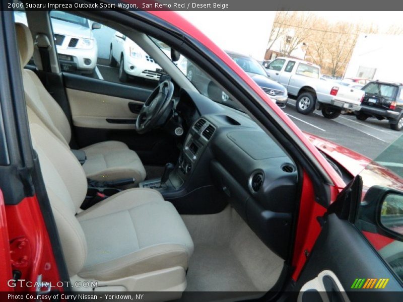 San Remo Red / Desert Beige 2006 Subaru Impreza Outback Sport Wagon