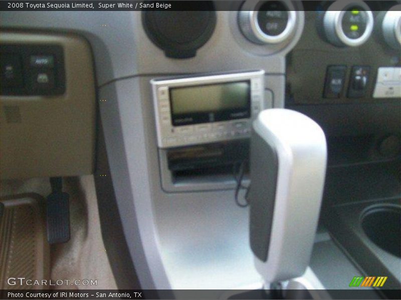 Super White / Sand Beige 2008 Toyota Sequoia Limited