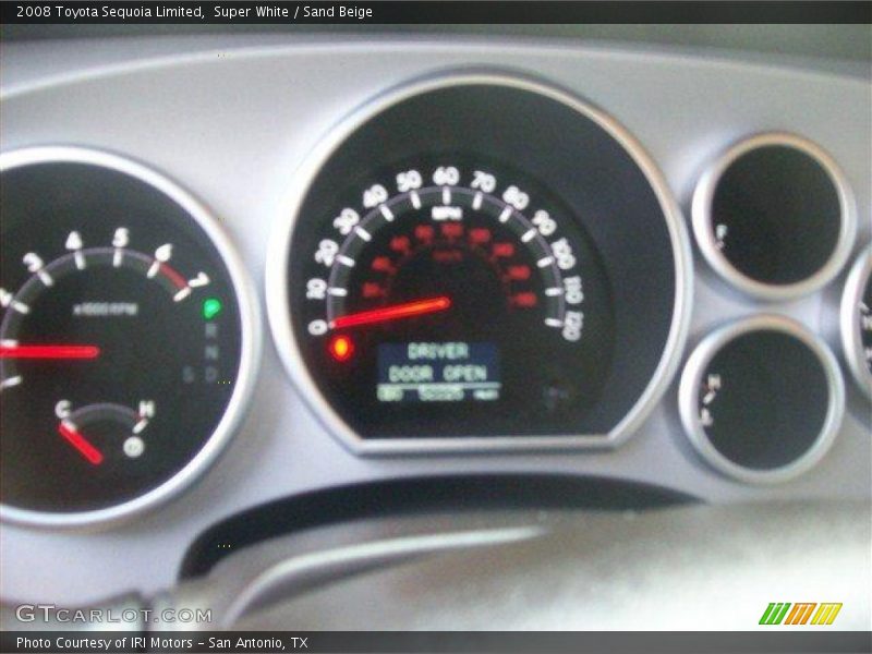 Super White / Sand Beige 2008 Toyota Sequoia Limited