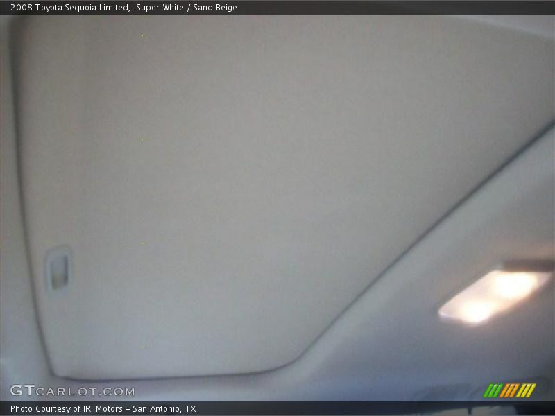 Super White / Sand Beige 2008 Toyota Sequoia Limited