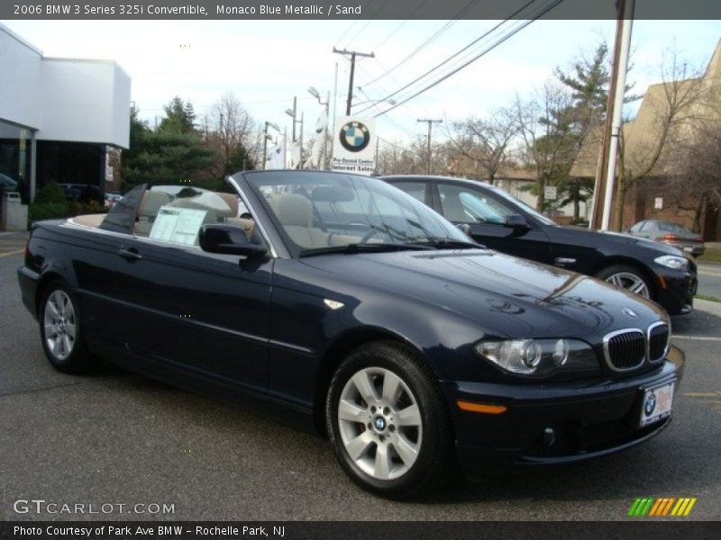 Monaco Blue Metallic / Sand 2006 BMW 3 Series 325i Convertible