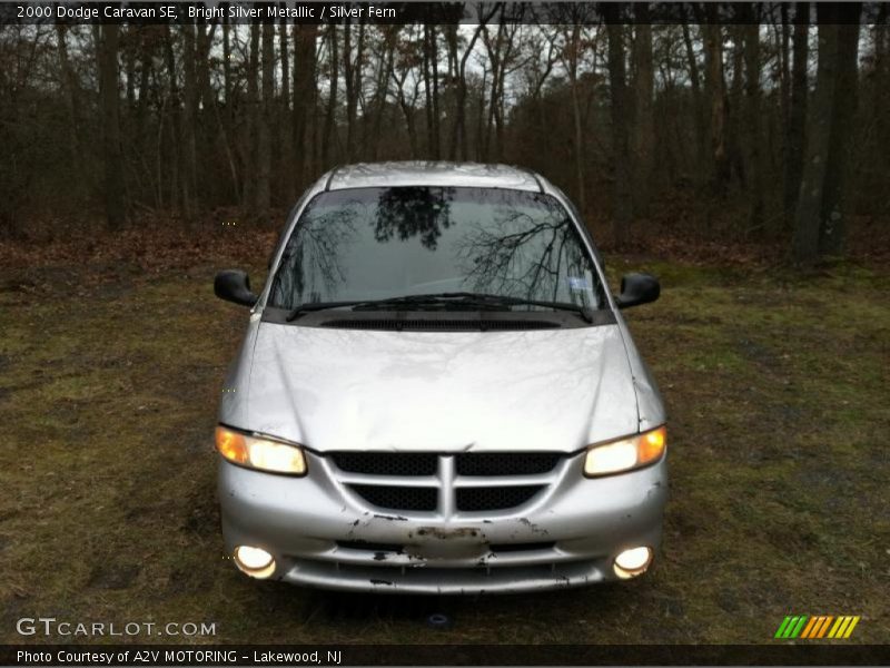 Bright Silver Metallic / Silver Fern 2000 Dodge Caravan SE