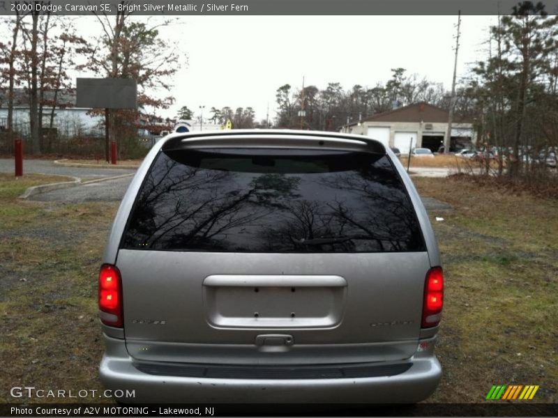 Bright Silver Metallic / Silver Fern 2000 Dodge Caravan SE