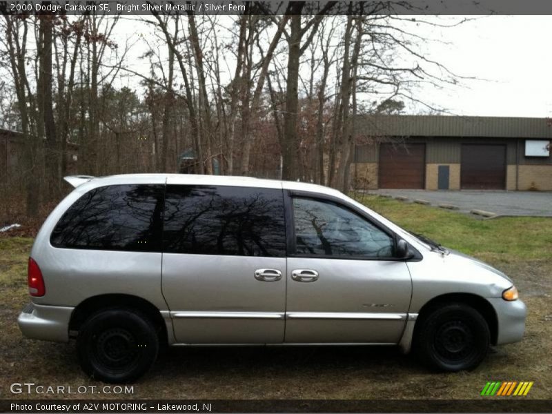 Bright Silver Metallic / Silver Fern 2000 Dodge Caravan SE
