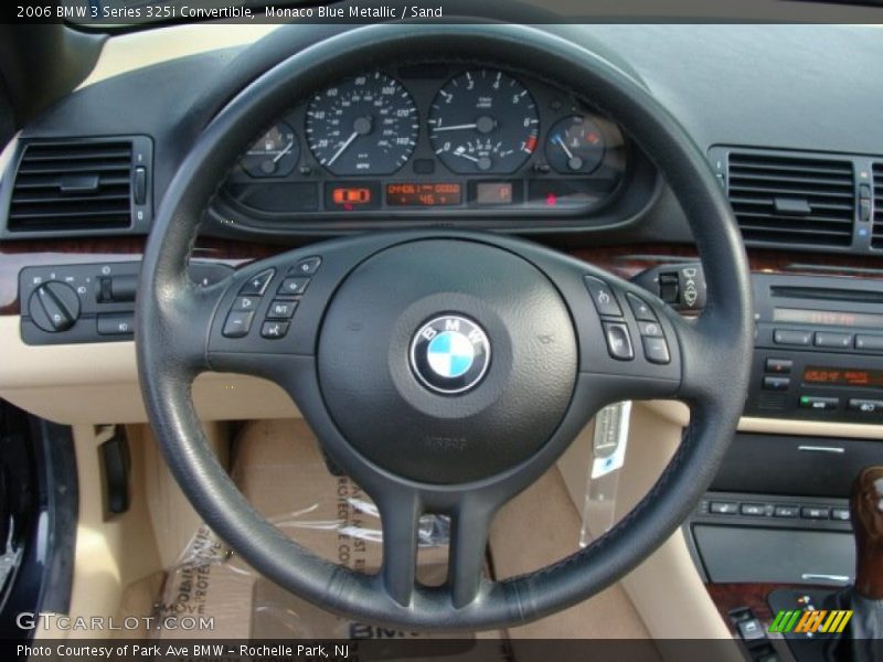 Monaco Blue Metallic / Sand 2006 BMW 3 Series 325i Convertible