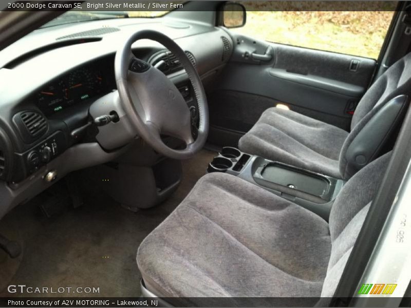 Bright Silver Metallic / Silver Fern 2000 Dodge Caravan SE