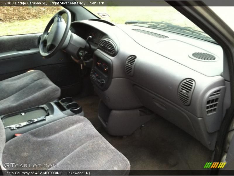 Bright Silver Metallic / Silver Fern 2000 Dodge Caravan SE