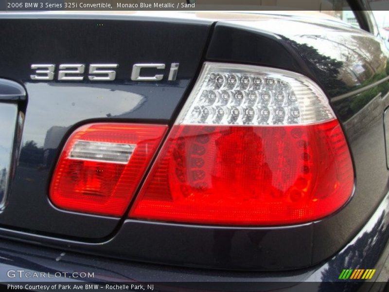 Monaco Blue Metallic / Sand 2006 BMW 3 Series 325i Convertible