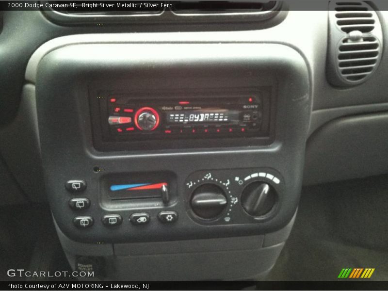 Bright Silver Metallic / Silver Fern 2000 Dodge Caravan SE