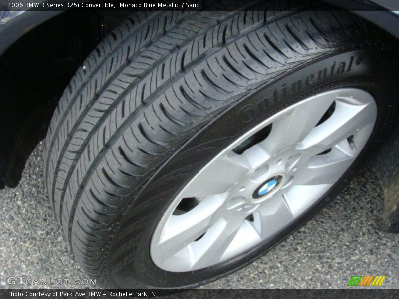 Monaco Blue Metallic / Sand 2006 BMW 3 Series 325i Convertible