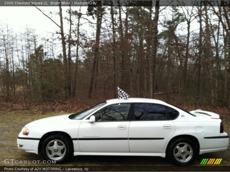 Bright White / Medium Gray 2000 Chevrolet Impala LS