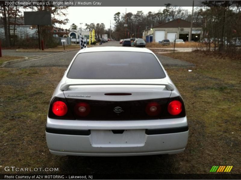 Bright White / Medium Gray 2000 Chevrolet Impala LS