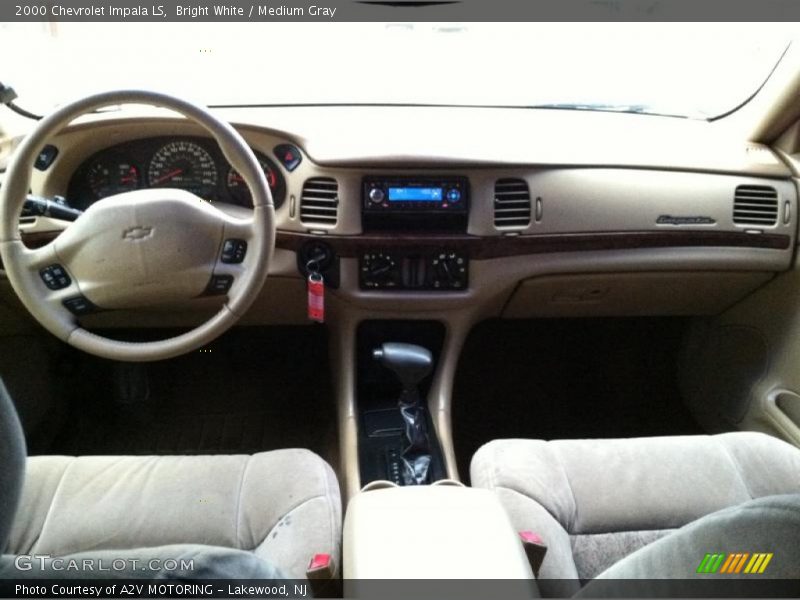 Bright White / Medium Gray 2000 Chevrolet Impala LS