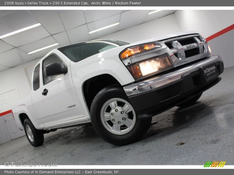 Arctic White / Medium Pewter 2008 Isuzu i-Series Truck i-290 S Extended Cab