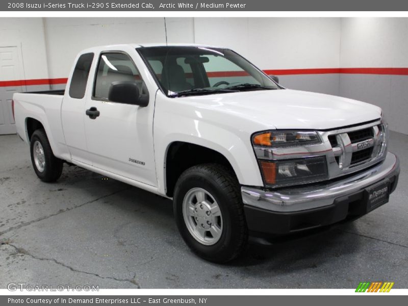 Arctic White / Medium Pewter 2008 Isuzu i-Series Truck i-290 S Extended Cab