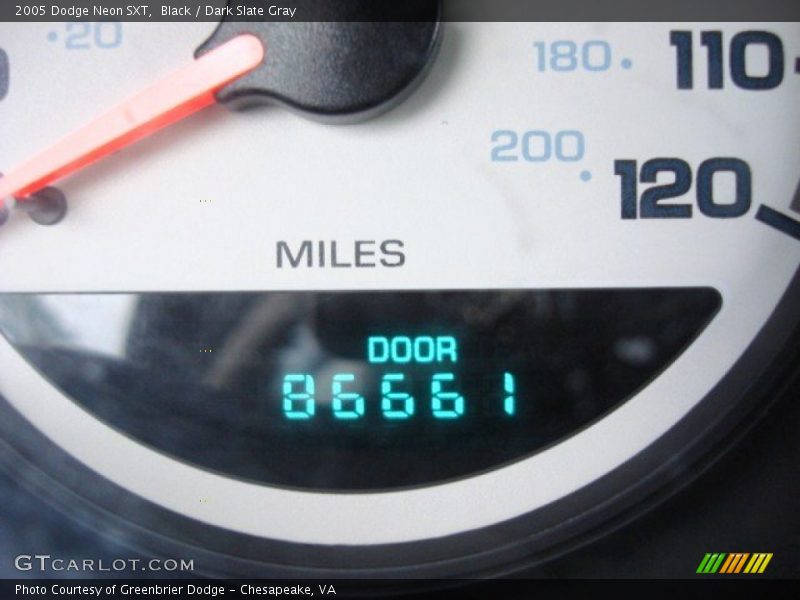Black / Dark Slate Gray 2005 Dodge Neon SXT
