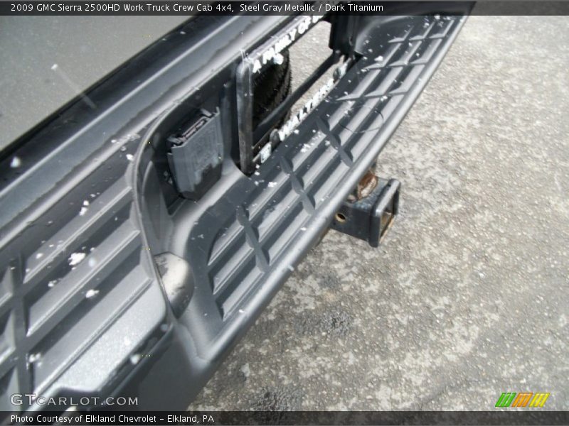 Steel Gray Metallic / Dark Titanium 2009 GMC Sierra 2500HD Work Truck Crew Cab 4x4