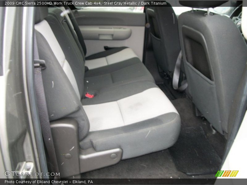 Steel Gray Metallic / Dark Titanium 2009 GMC Sierra 2500HD Work Truck Crew Cab 4x4