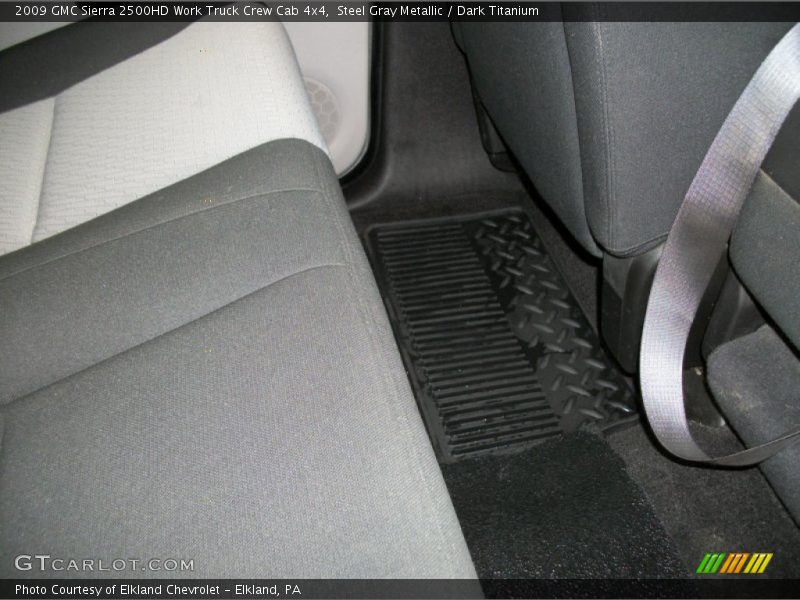 Steel Gray Metallic / Dark Titanium 2009 GMC Sierra 2500HD Work Truck Crew Cab 4x4