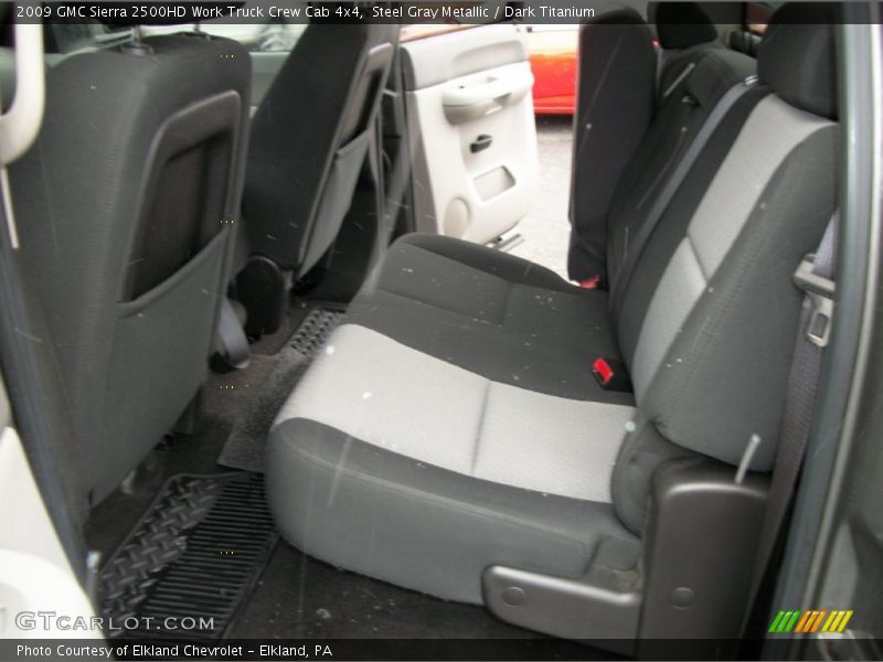 Steel Gray Metallic / Dark Titanium 2009 GMC Sierra 2500HD Work Truck Crew Cab 4x4