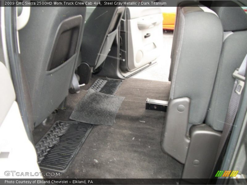 Steel Gray Metallic / Dark Titanium 2009 GMC Sierra 2500HD Work Truck Crew Cab 4x4