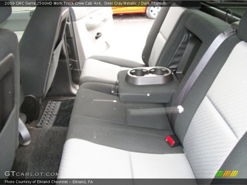 Steel Gray Metallic / Dark Titanium 2009 GMC Sierra 2500HD Work Truck Crew Cab 4x4