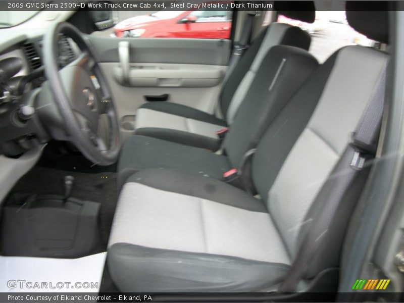Steel Gray Metallic / Dark Titanium 2009 GMC Sierra 2500HD Work Truck Crew Cab 4x4