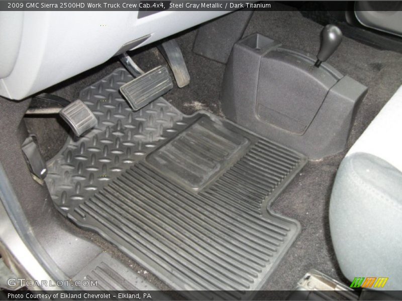 Steel Gray Metallic / Dark Titanium 2009 GMC Sierra 2500HD Work Truck Crew Cab 4x4