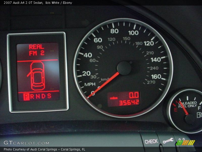Ibis White / Ebony 2007 Audi A4 2.0T Sedan