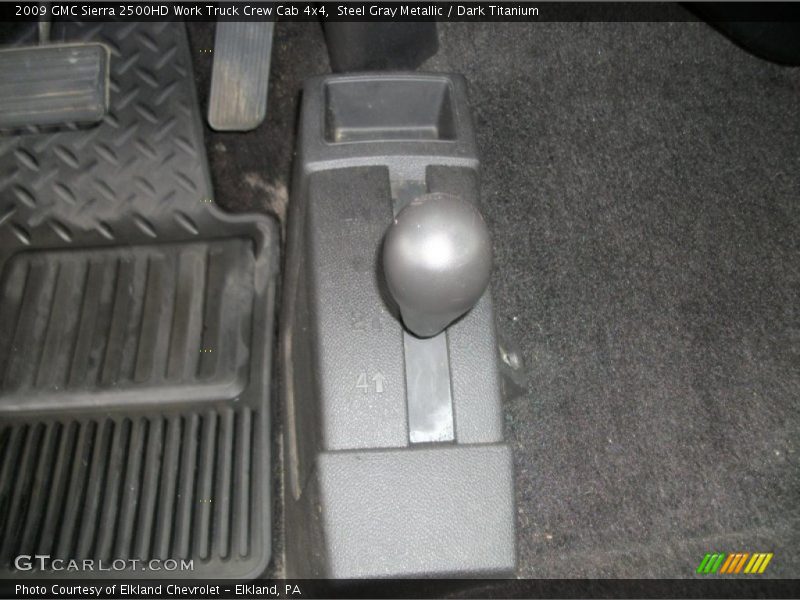 Steel Gray Metallic / Dark Titanium 2009 GMC Sierra 2500HD Work Truck Crew Cab 4x4