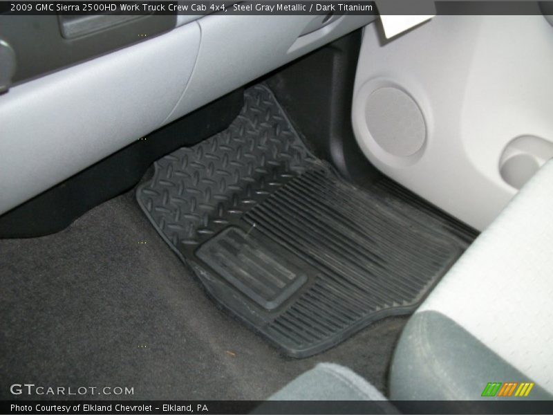 Steel Gray Metallic / Dark Titanium 2009 GMC Sierra 2500HD Work Truck Crew Cab 4x4