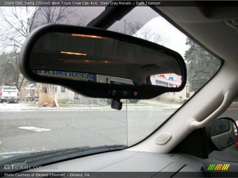 Steel Gray Metallic / Dark Titanium 2009 GMC Sierra 2500HD Work Truck Crew Cab 4x4