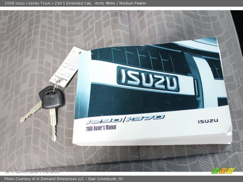 Arctic White / Medium Pewter 2008 Isuzu i-Series Truck i-290 S Extended Cab