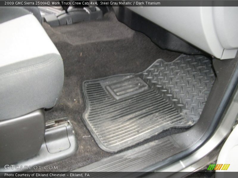 Steel Gray Metallic / Dark Titanium 2009 GMC Sierra 2500HD Work Truck Crew Cab 4x4